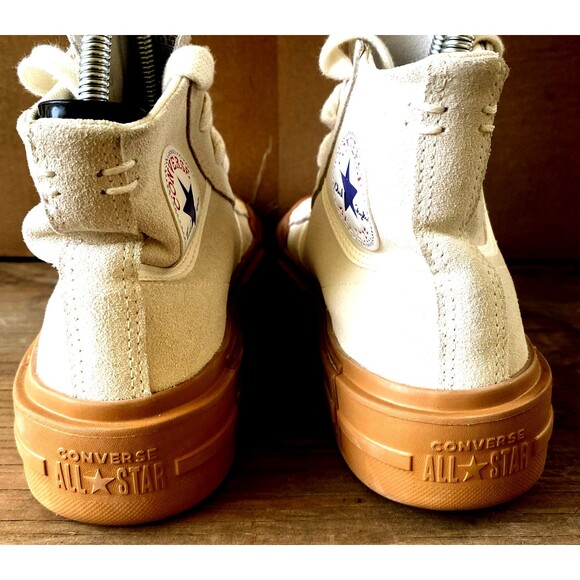 Converse Chuck Taylor All Star Women’s 7.5 Cruise Egret HI Suede A09088C - Picture 5 of 8